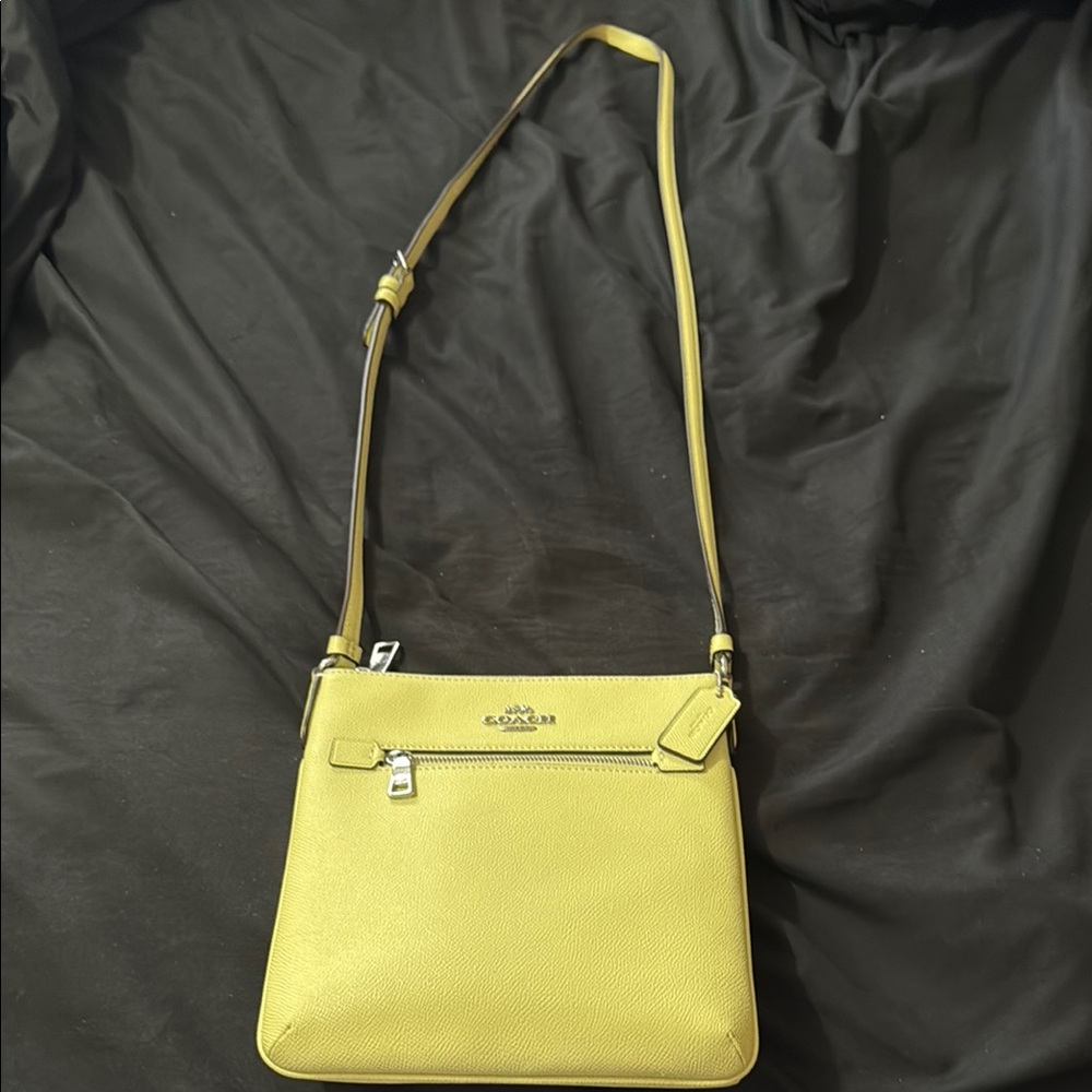 Coach Vibrant Yellow Crossbody Bag